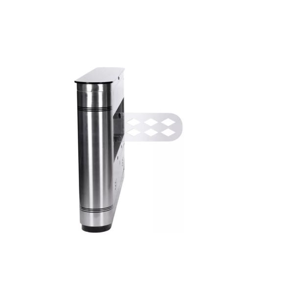 Luxury Slim Intelligent Full Automated Pedestrian Swing Gate With Marble Top Cover and 304 Stainless Steel Body