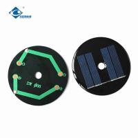 4 el panel solar de epoxy ZW-R68-3 del gel 0.4W 2V Mini Solar Panels High Efficiency del descenso de la polisilicona de la batería