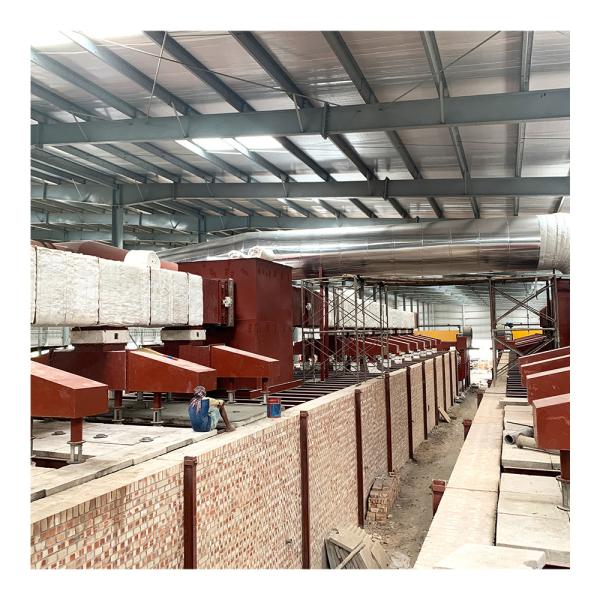 Industrial Tunnel Kiln for clay Brick / Ceramic Making Firing-Automatic Temperature Control