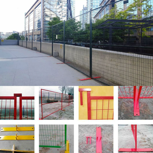 Flood Resilient Temporary Security Fence Water Permeable Rapid Anchor System
