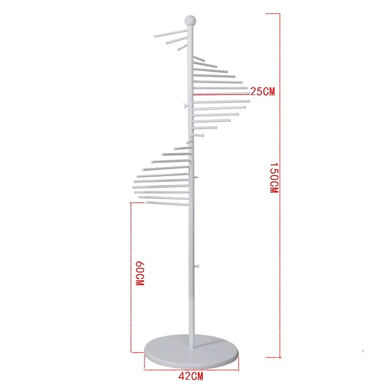 Hot Selling Scarf and Jacket Display Rack Occupying Small Clothing Store Display Rack Floor Standing Display Rack Storage Rack