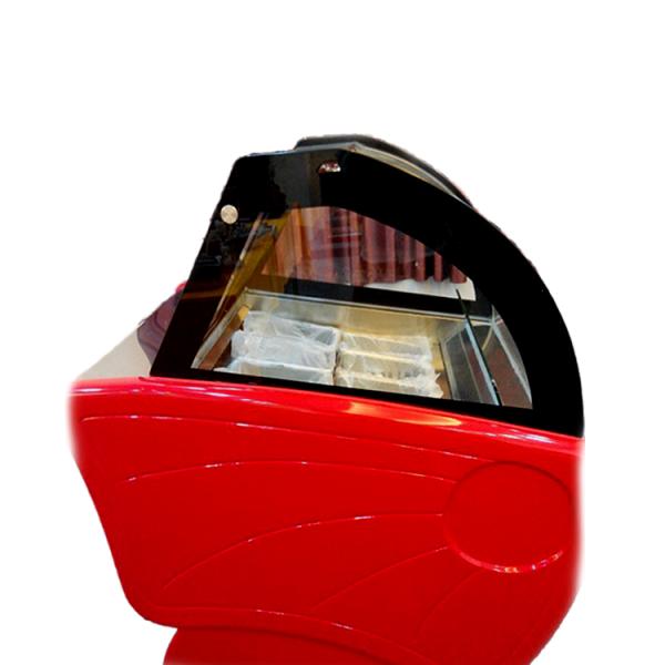 New Design 8 Trays Commercial  Ice Cream Gelato Display Freezer With Defrost System and Lighting