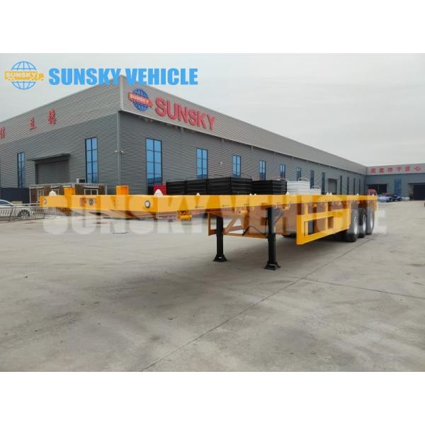 FLAT DECK TRAILER 20ft Flatbed Trailer 3 Axle Flatbed Trailer For Sale