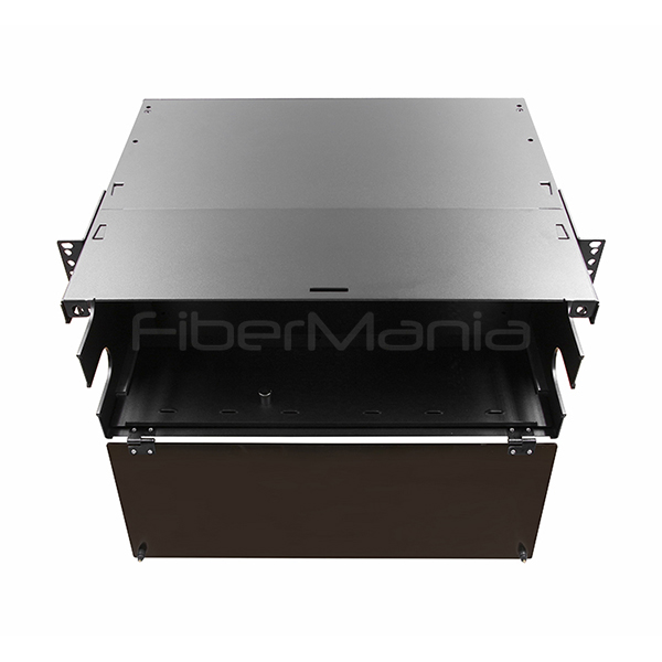 4U Fiber Patch Panel Rack Mount 19 Inch Rack Patch Panel LGX совместимый дизайн