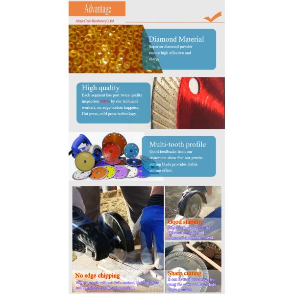 105/110/125 Mm Tile Granite Cutting Tools Marble Cutting Disc Hot Press Sintered Turbo Wave Diamond Saw Blades