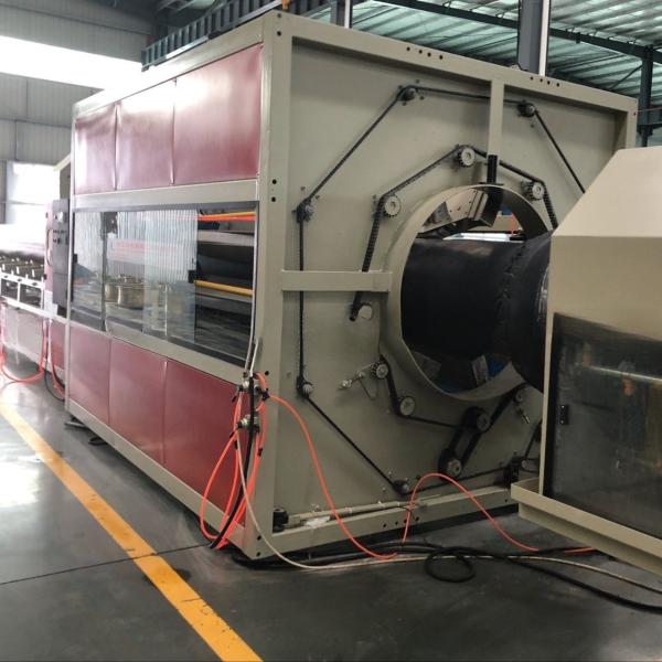 Ligne de production de tubes en polyéthylène de 580 kg/h, ligne d'extrusion en HDPE de 90 mm à 315 mm
