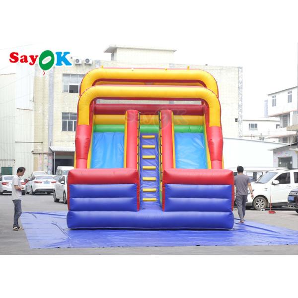 Outdoor Inflatable Slide Simple PVC Inflatable Bouncer Slide Blow Up Double Dry Slide Inflatable Slide For Kids
