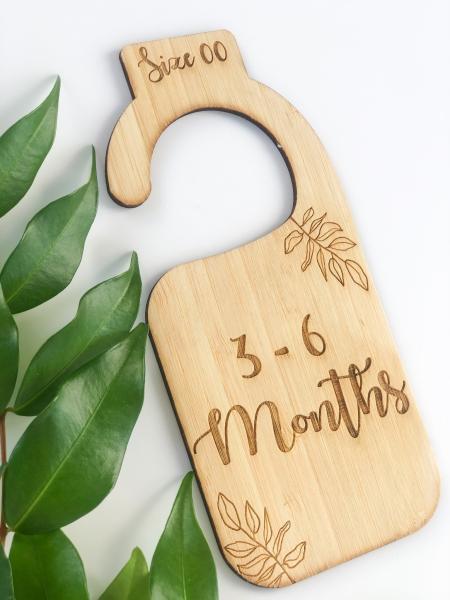 12 Pcs Baby Cloth Divider Card Hanging Clothes Closet Shelf Dividers Monthly  For Babies