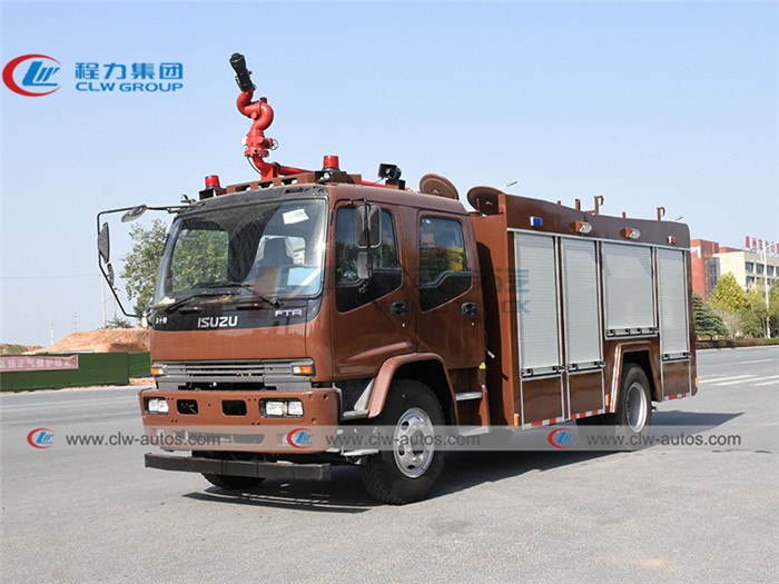 Тележка спасения огня пены воды ISUZU FVR 240HP 6000L