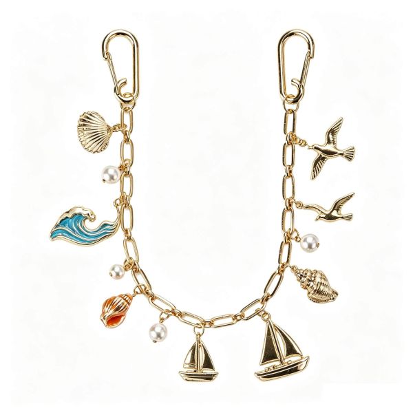 Custom Logo Zinc Alloy Keychain with Soft Enamel Finish for Bag Charms and Gifts