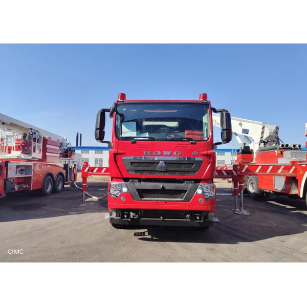 Аутриггер h 32 воздушного метра привода платформы 250kw 6x4 тележки пристрелки шкалой