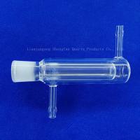 Instruments de laboratoire transparents à double paroi en verre à quartz