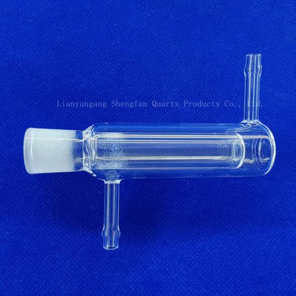 Customized One Side Sealed Double Wall Glass Quartz Tube Transparent Laboratory Instruments