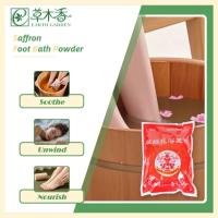 5g*100PCS Saffron Foot Bath Powder Healthy Circulation Herbal Foot Detox