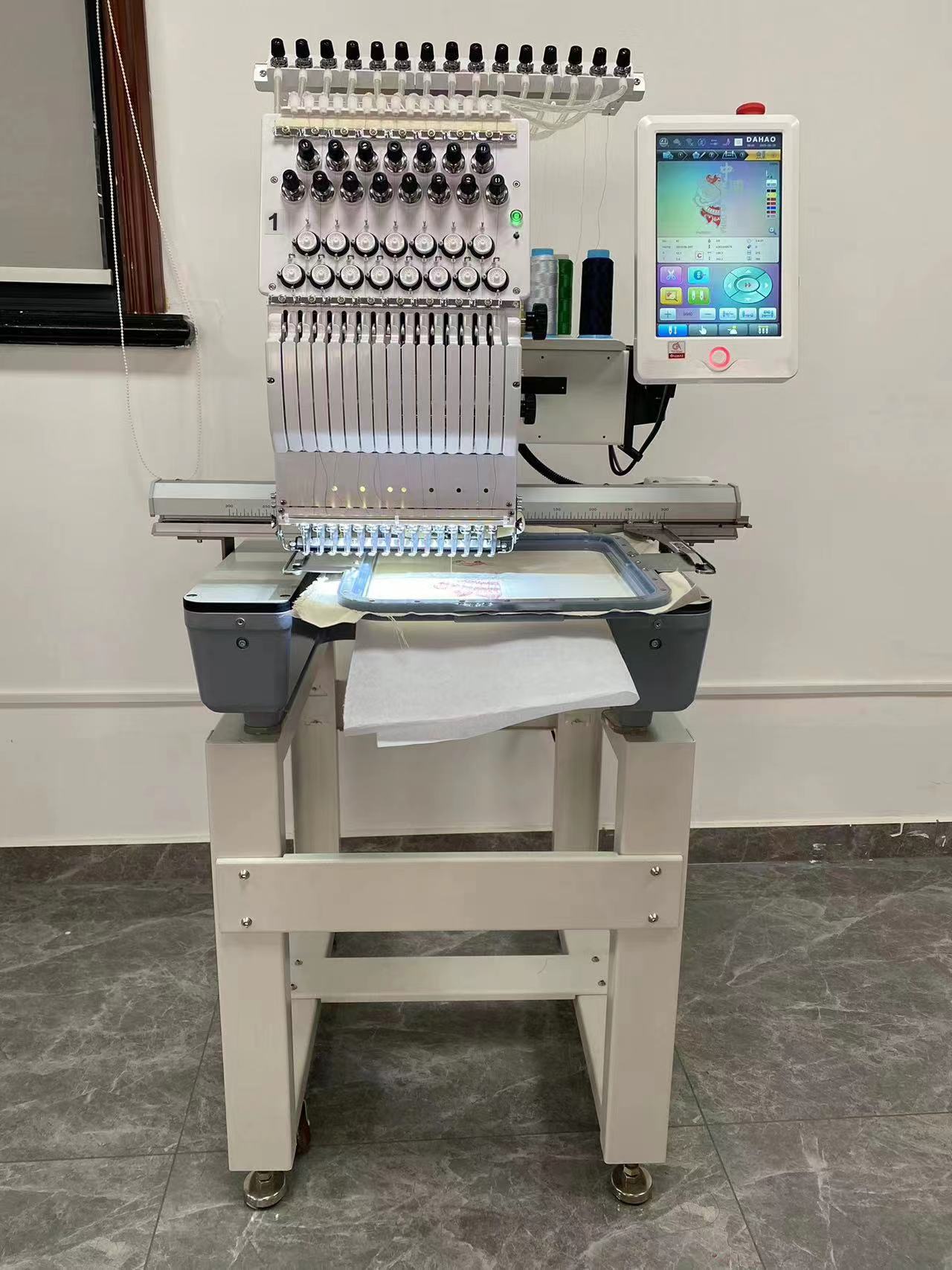 Newest A15 Touch Screen Dahao 10inch Single Head Computerized Embroidery Machine