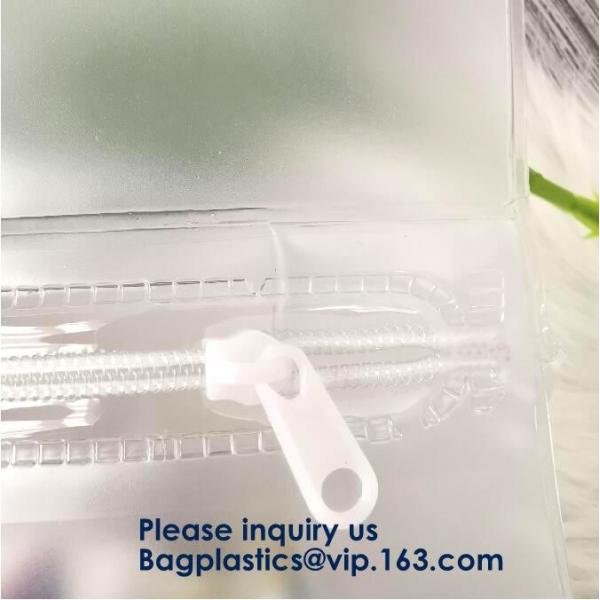 Horizontal Zipper Bags Design Zipper Bags Logo Frosted Poly Bags For Clothes Shirt Swimwear Bikini Beach Bag Packaging