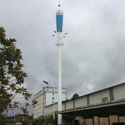 Flangeia a torre de aço Monopole de Wifi 30m da conexão