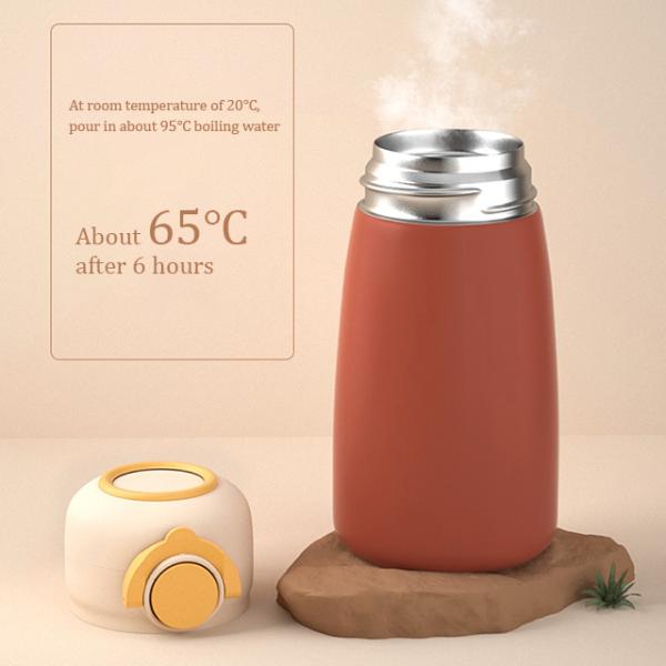 380ml Stainless Steel Lady's Thermo Flask Portable Vacuum Cup for Valentines Day Gift 2023