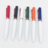 Type de stylo de presse en aluminium à baril à bille stylo à bille de 1 mm stylo à bille classique