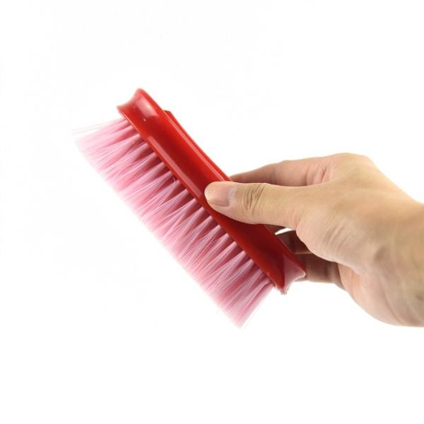 High Quality Soft PP Horse Grooming Brushes , Colorful 5 Inch Pink Horse Brushes