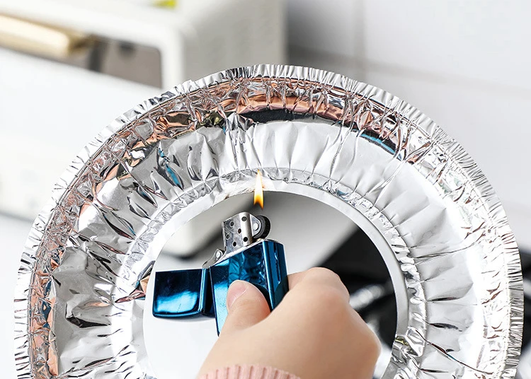 Trivets Kitchen Accessories 10Pcs Aluminum Foil Cleaning Pad Covers for Gas Oven and Stove