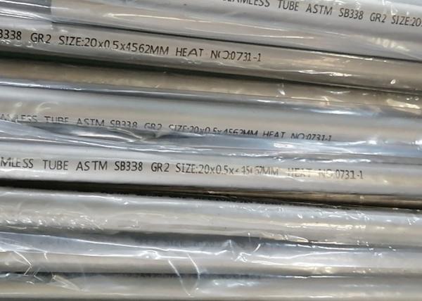 Ta1 / Ta2 ASTM B338 3 Inch Seamless Titanium Pipe