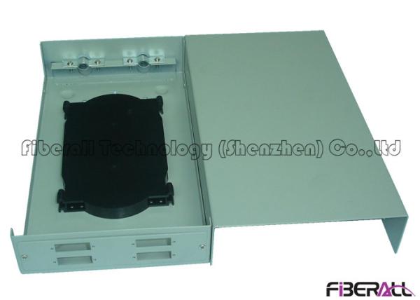 8 Fibers Wall Mount Fiber Terminal Box For Indoor Fiber Distribution 2 Inputs