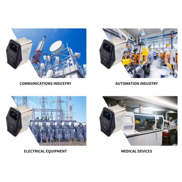 DBI5 IEC Filter Socket Power с предохранителем и переключателем 1A-10A EMI Line Filter