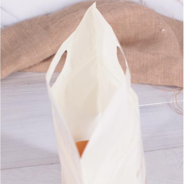 Смещенные бумажные мешки хлеба PrintingWhite с сумками пекарни SGS окна упаковывая