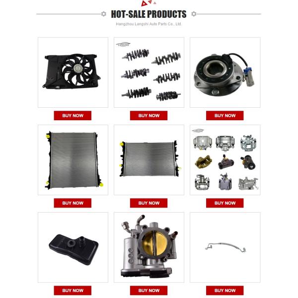 Radiador de aluminio y tanque de agua de plástico para Cadillac XT5 17-19 AT Sistema de enfriamiento de automóviles