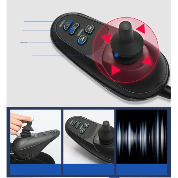 кресло-коляска четырехколесного привода 6km/h 20km, шаг 500W одно складывая электрическую кресло-коляску