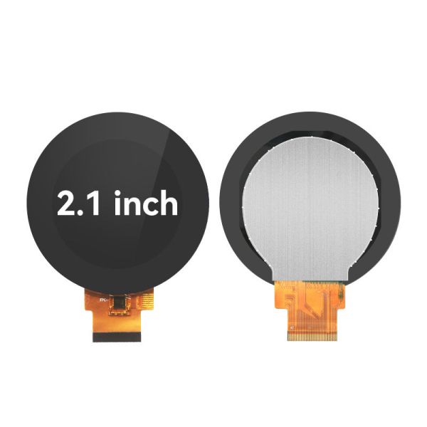 2.1 Inch Round Custom TFT Display 480*480 Resolution Touch Screen SPI RGB MIPI Interface Display