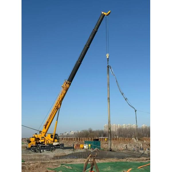 BVEM 105kW Hydraulic Vibroflot Equipment With 176kW power pack for groud improvement Construction