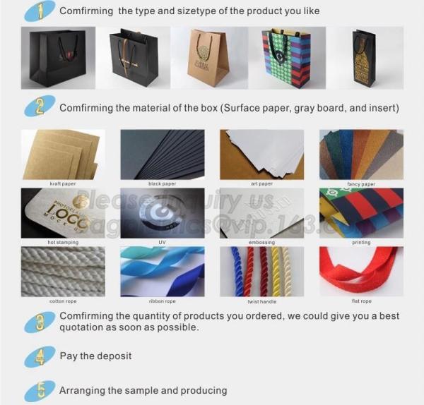 Boutique Wedding Premium Fashionable Grey Tote Shopping Paper Bags Luxury Reusable Cotton Handles for Clothes/Jewelry