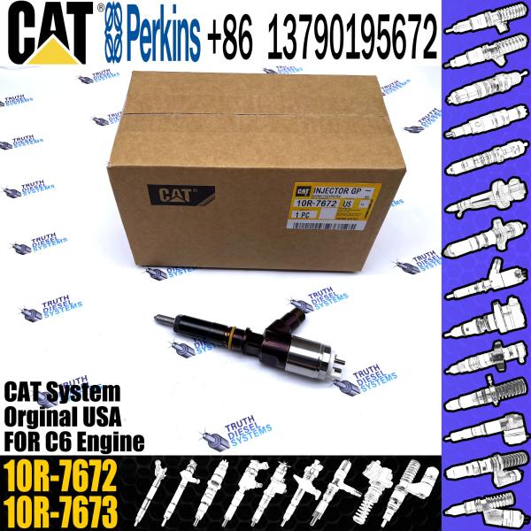 Cat injectors c6.6 injector 320-0690 10r-7672 10R-7673 fule injector for caterpillar excavator 320d