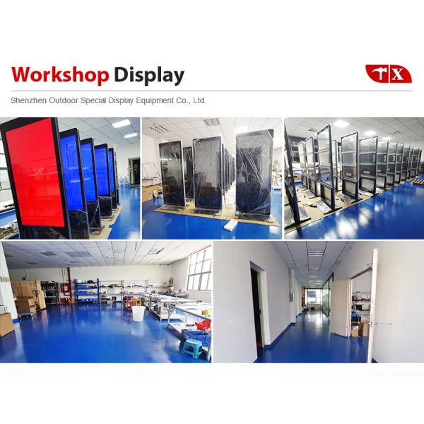 32 Inch 1920x1080 HD Outdoor LCD Display with 50000~100000hours Lifespan for Digital Signage