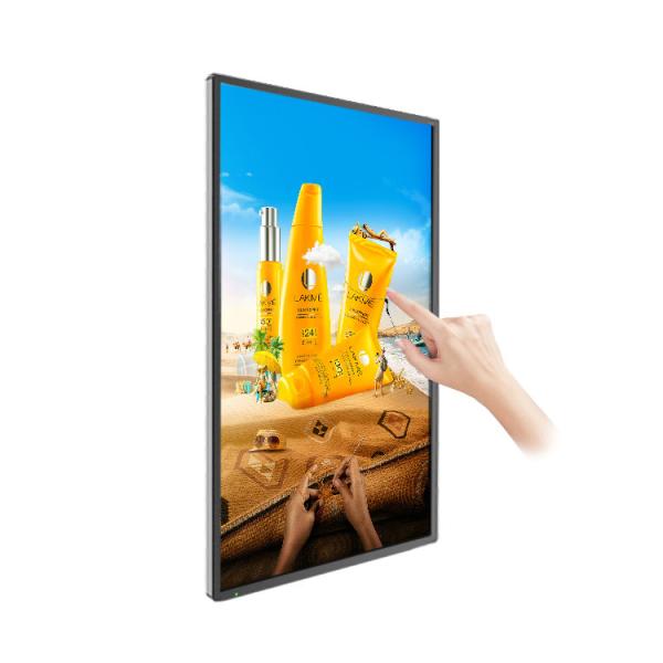 Hanging Commercial Monitors Digital Signage Church 1080P 4K Android 50 Multi Touch Screen
