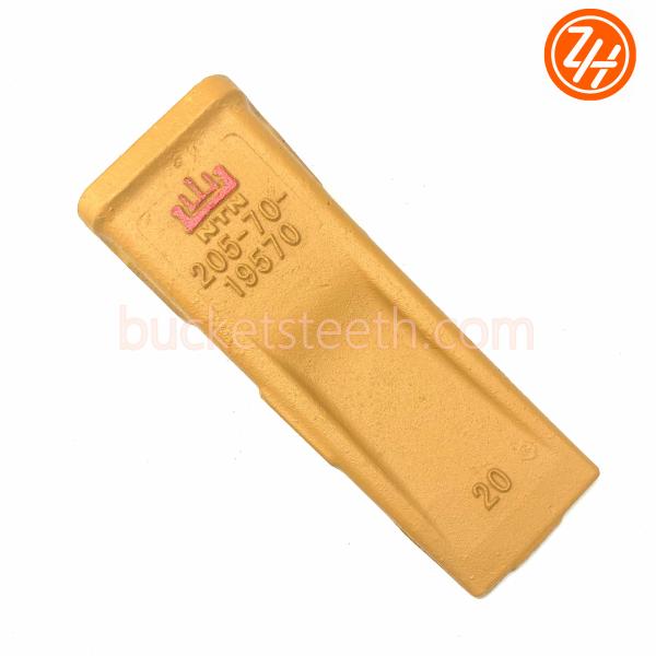 SHANTUI Abrasion Resistant 205-70-19570 Pc200 Ex200 Sy215 Standard Excavator Bucket Teeth Heavy Equipment KOMATSU