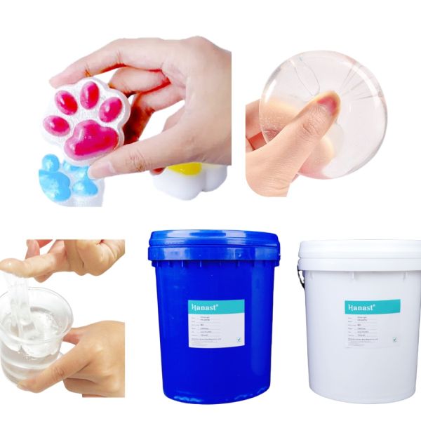 Squishy Gel Silicone 1:1 Transparent For Squishy Sensory Fidget Toys For Relaxation & Focus Adults Children