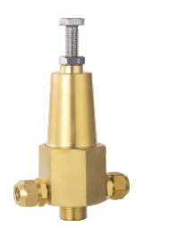 BSP Thread 1/2 Inch Square Cover Direct Acting Brass Pressure Reducing Valve
