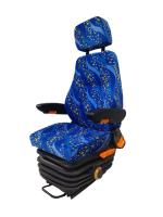 Assise de chauffeur de bus à suspension mécanique pour camionneur à décharge avec support lombaire