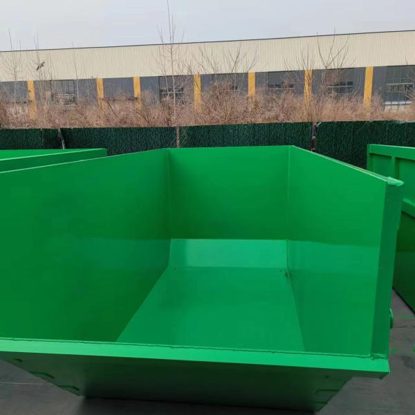 2m3 -12m3 Skip Bin 4-5mm Floor 3-4mm Sidewalls Hook Lift Skip Bin Manufacturer