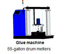 HPL Acrylic PVC Pasting Machine Hot Melt Glue 800-1300mm 63.04KW