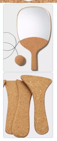 Eco Cork Handles Grips For Table Tennis Ping-Pong Racket Comfortable Grip