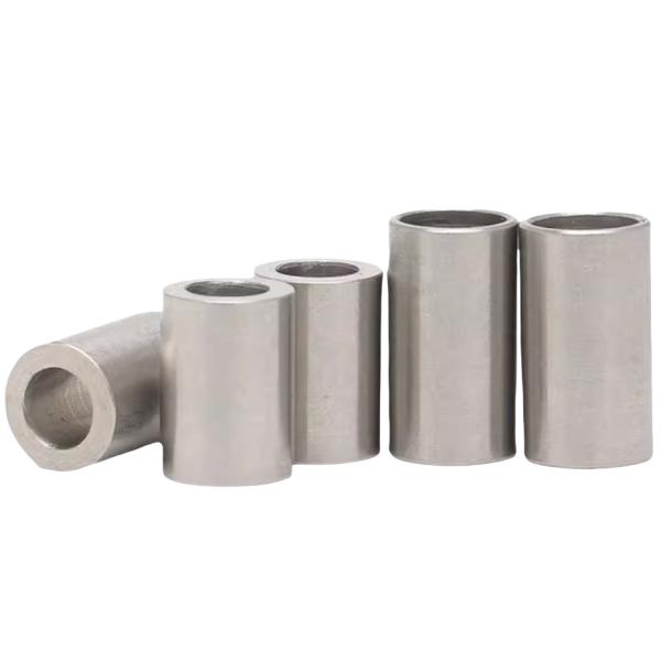 M5 M6 M8 M10 Custom Machining Parts ZINC PLATED Stainless Steel 304 Wear-Resistant Hollow Cylindrical Spacer Sleeve Bushings for Shaft