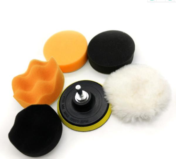 9pcs 4 Inch Polishing Pads Set 10cm With Buffing Wheel For Drill