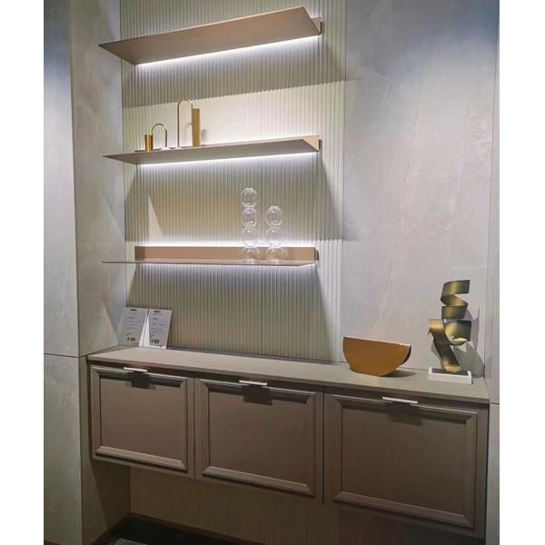 Aluminum Shelf Rack for Living Room Bathroom Bedroom Bookshelf in Rectangle Shape