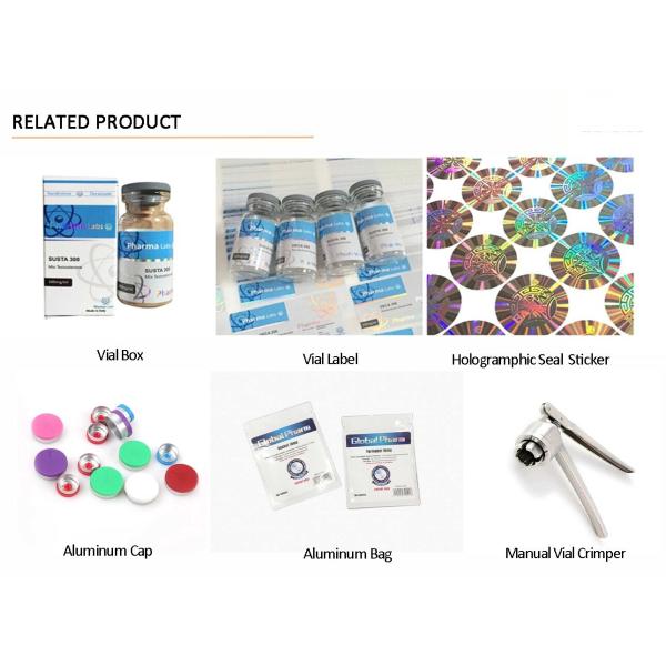 Лазер Dia 2cm проштемпелевал ярлыки пробирки Hologram 10ml стеклянные