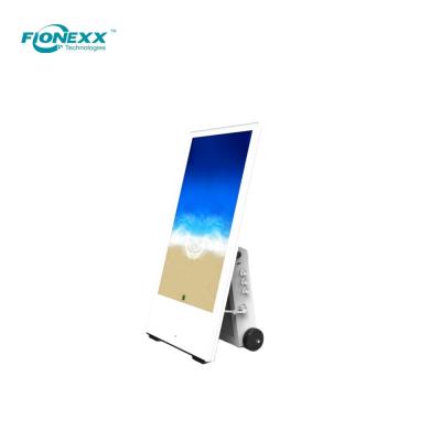 43 Inch 1080P Outdoor Battery Powered Digital Signage Poster 2000 Nits PCAP Optional