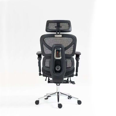 Ergonomic Mesh Computer Chair Office Executive Chair With Footrest Lunch Time Sleeping Featuring Adjustable Massage Function Lumbar Support Breathable Full Mesh Back& Seat Cushion and Durable Frame